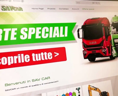 realizzazione sito savcar